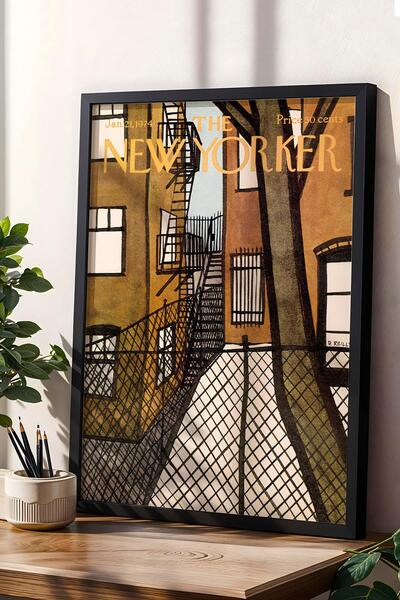 Saturn Pictură înrămată The New Yorker 21 ianuarie 1974 - Pictură pe Back Street