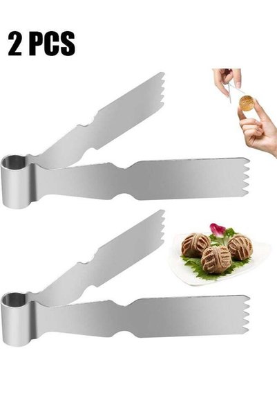 Generic 2 Pcs Pastry Tweezers Tongs, Stainless Steel Pastry Tongs, Baking Cri...