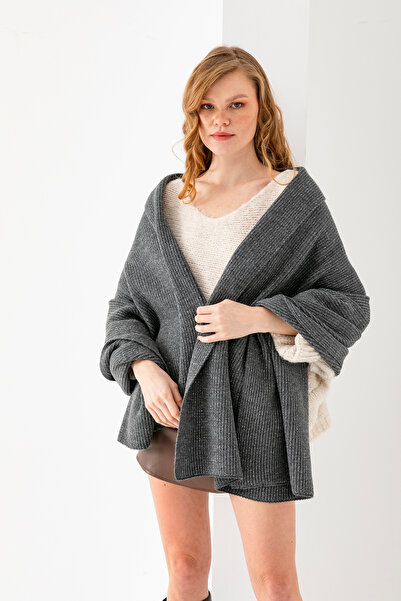 VEGA MODA İpeksi Simli Şal, Yumuşak ve Işıltılı, Simli Omuz Şalı - Işıltılı G...