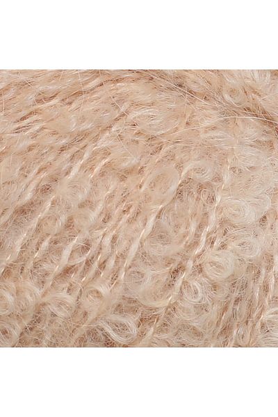 La Mia Yarn La mia alpaca boucle 50 gr beige hand knitting yarn - l308