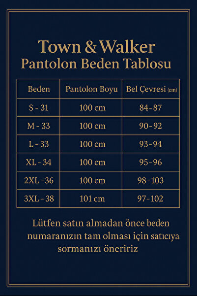 town walker Erkek Old Money Regular Kalıp Kumaş Pantolon