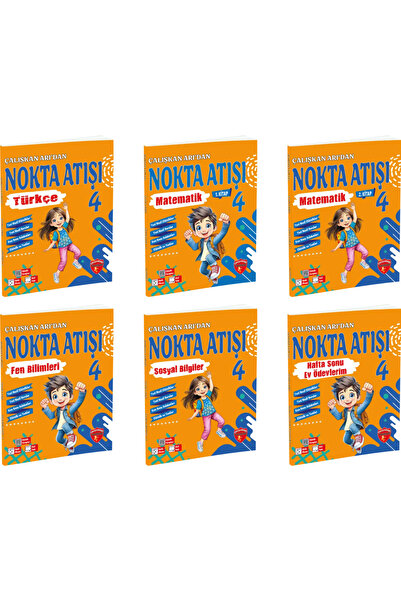 Çalışkan Arı Yayınları ÇALIŞKAN ARI 4. Sınıf Nokta Atışı Seti 6 KİTAP 2025