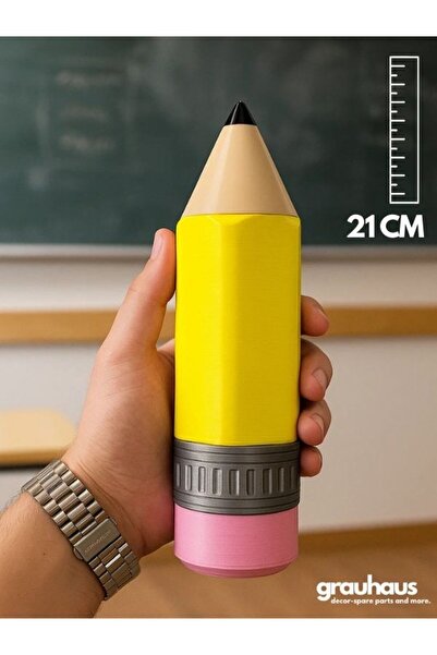 GRAUHAUS Büyük Kapasiteli Kalem Kutusu Kalemlik Okul Çantası Aksesuarı