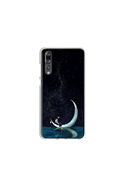 Atlas Husa personalizata Huawei P20 Pro, Moon Fishing, multicolor, S1D1M0270
