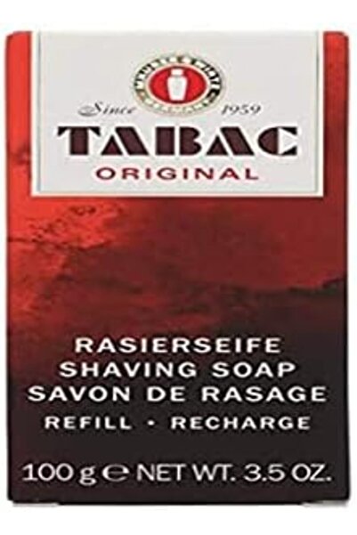 Tabac Original صابون حلاقة من مورير آند ويرتز - ١٠٠ غرام/٣٫٥ أونصة، بني