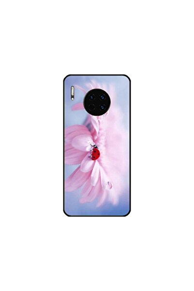 Atlas Husa personalizata si Folie de Silicon Huawei Mate 30 Pro, Flowers #5, ...