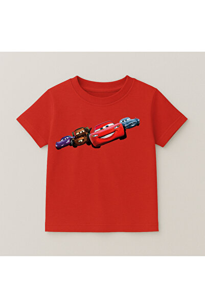 SVART WEAR Tricou pentru copii și adolescenți Cars Crew Neck, 100% bumbac, im...