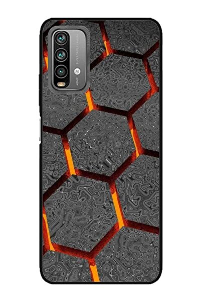 Atlas Προσαρμοσμένη θήκη για Xiaomi Redmi Note 9S, Lava Hex, πολύχρωμη, S1D1M...