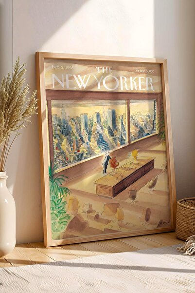 Saturn Pictură înrămată The New Yorker 2 februarie 1998 - Pictură peisaj bar ...