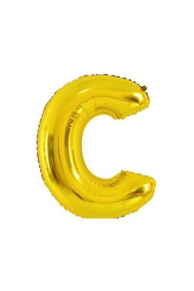 Generic Letter C Foil Balloon – Large 40 Inch – Gold