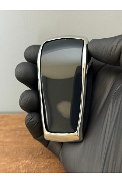 Mavi Keys Husă pentru telecomandă din silicon cu 3 butoane compatibilă cu Mercedes C, E, S, G Class AMG Smart Nano Black Silver