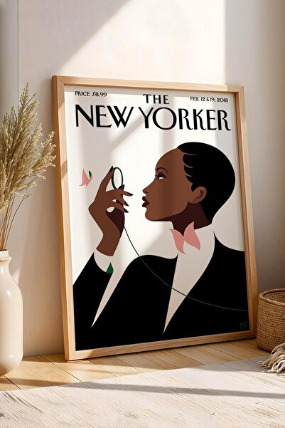Saturn Pictură înrămată The New Yorker 12 februarie 2018 - Pictură New York View