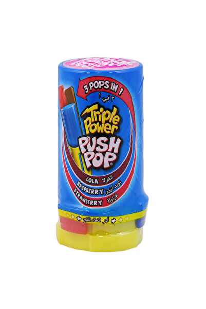 Bazooka حلوى تريبل باور بوش بوب 3 في 1 بنكهات مختلفة، 34 جم