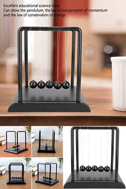 Yu Su Tools Newton Beşiği Fiziksel Denge Topları – Enerji Korunumu Gösteren M...