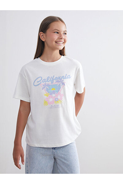 LC Waikiki منتجات فريزن ستور التي لا مثيل لها I تي شيرت بناتي مطبوع عليه I Ze...