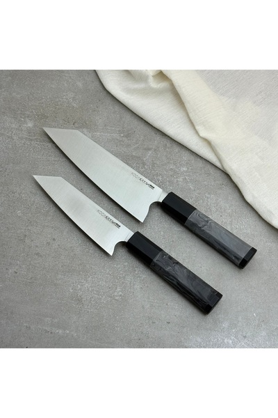KOCAKAYA1945 NEO İKİLİ KİRİTSUKE ŞEF BIÇAK SETİ SEKİZGEN 106206SSİY
