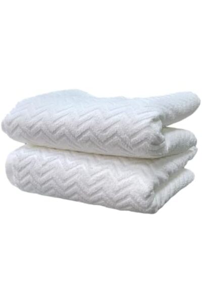 Generic Luxury Ihram Clothing Set for Men, Complete Set, Large, White