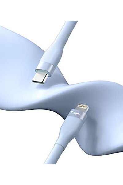 Ringke Fast Charging Pastel Cable | USB Type C to Lightning | Blue 2m