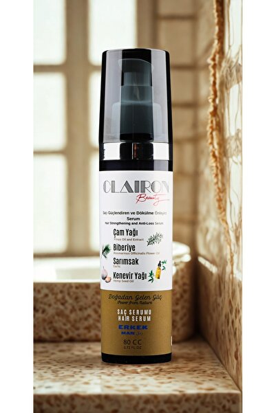 Clairon Çam Biberiye Sarımsak Erkek Saç Serum 80 cc