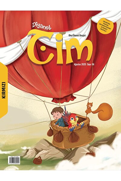 Türkiye Diyanet Vakfı Yayınları Cim Dergi Ağustos 2025 (3-6 Yaş)