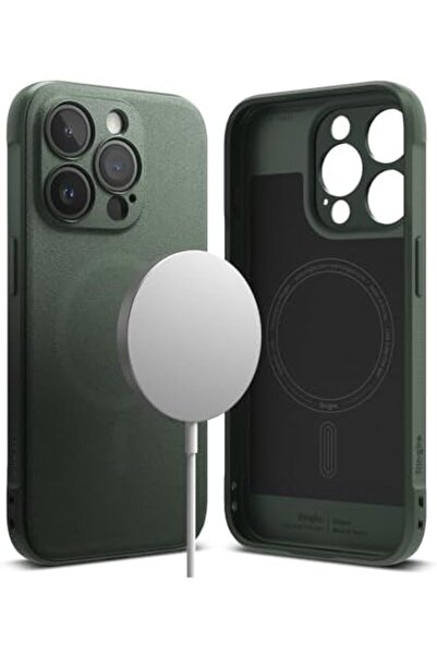 Ringke غطاء حماية لجهاز iPhone 15 Pro Max | سلسلة Onyx Magnetic | أخضر داكن