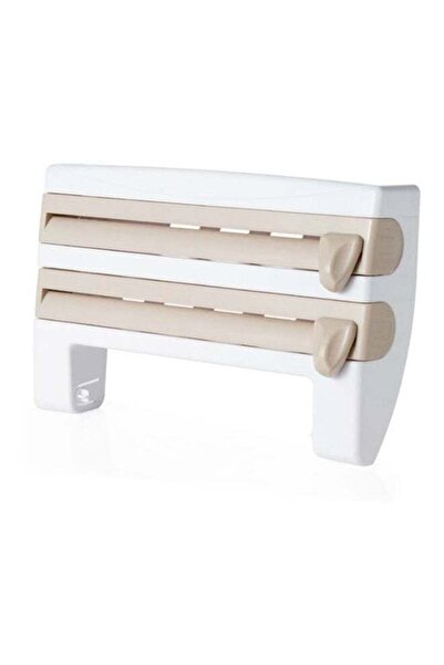 Generic رف تخزين متعدد الوظائف للمطبخ مع قاطع ورق ألومنيوم من أجل منشفة ورقية...