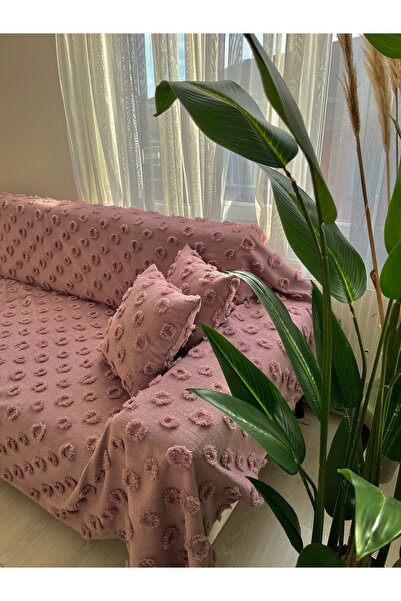 best house decor Komple kapatan koltuk örtüsü 180x300 dolgun püsküllü