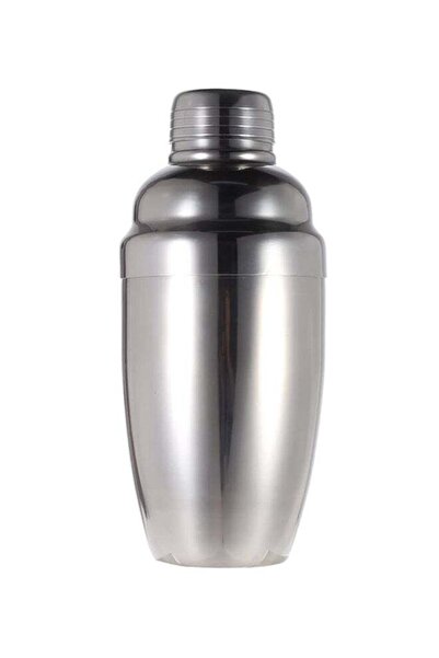 Generic 4-Piece Stainless Steel Cocktail Shaker Set Silver 15x9x25 Cmcm