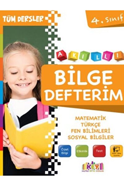 Key Kaliteli Eğitim Yayınları KEY 4. Sınıf Tüm Dersler Akıllı Bilge Defterim