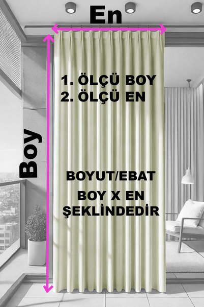 sizenelazım Waterproof Oxford Balcony Curtain Sunshade and Raincoat with Color and 250 cm Length Size Options