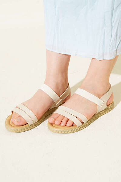 ALMİNA Double Belted Women's Sandals