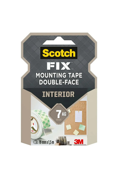3M Scotch Fix Double-Face Interior Mounting Tape (19 mm x 1.5 m)