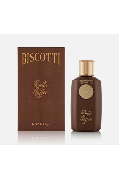 khadlaj perfumes Biscotti Date Toffee 100 ML Extrait De Parfum Spray for Men & Women