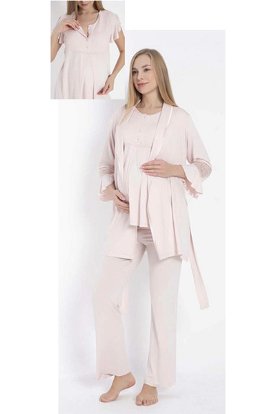NightLove Anıl 11314 Kadın Hamile Pijama Takımı
