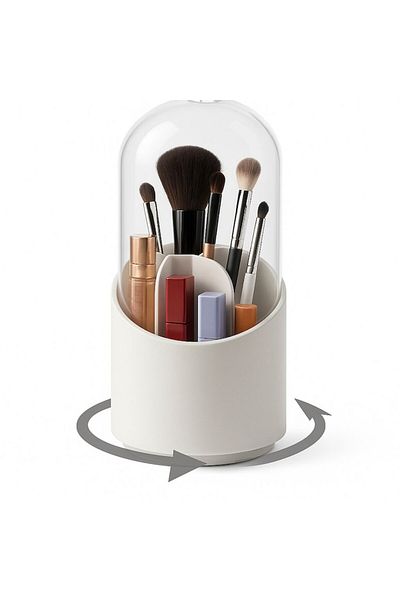 OEM Organizer Makeup Brushes with Protective Lid – Elegant and Hygienic Design