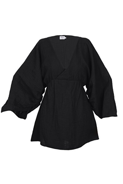 Soi Concept Büzgülü Beachwear Müslin Keten