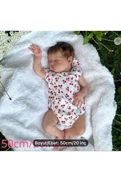 Kayra 50 Cm Silikon Reborn Bebek Oyuncak Vinil