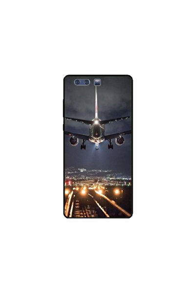 Atlas Персонализиран калъф и силиконов филм за Huawei P10, Кацане на самолет,...