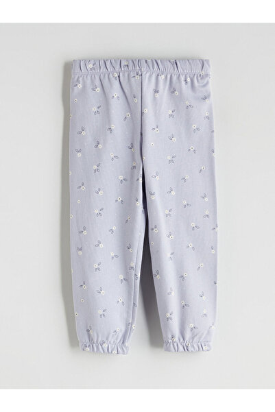 LC Waikiki Elastic Waist Patterned Girls' Sweatpants