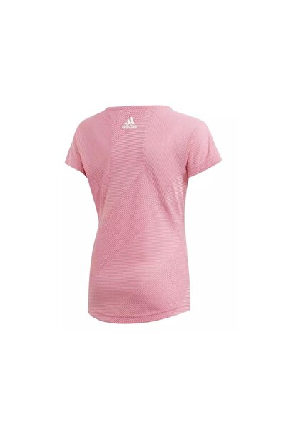 adidas YG TR BR TEE Girls' Sports T-shirt, Pink, 116 cm