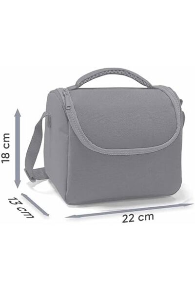 STOREMAX Sellbuyst High Girl's Lavender Graffiti School Lunch Bag - Thermo Insulated Trendy 2664