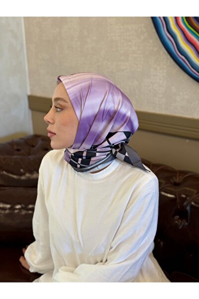 Modakaşmir Lattice Pattern Twill Scarf