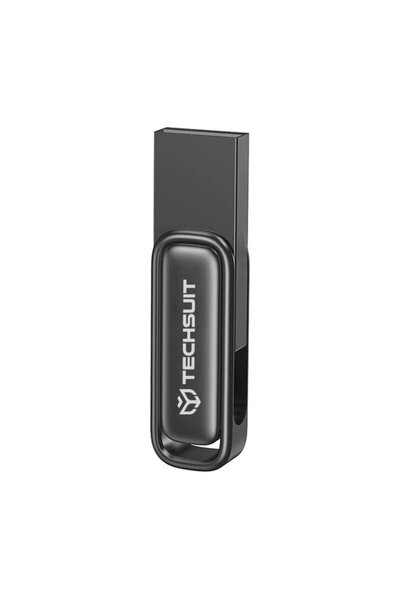 Techsuit External Memory 64 GB Techsuit, USB 3.0, 80 M/s, THSM33, gray