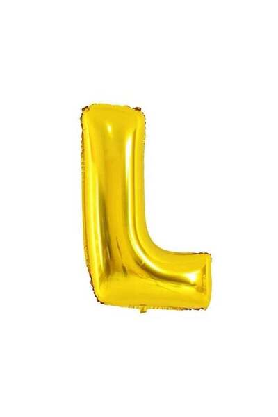 Generic Letter L Foil Balloon – Large 40 Inch – Gold