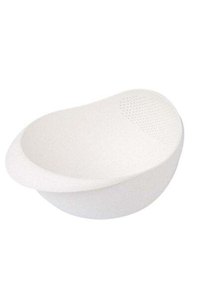 Generic Rice Washing-Draining Basket White
