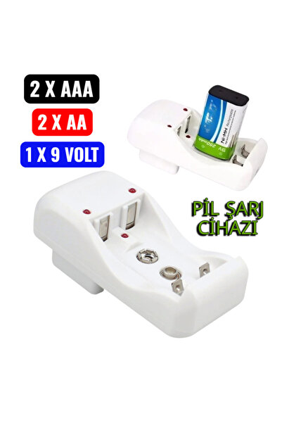 nelerbulurum AA - AAA - 9 VOLT PİL ŞARJ CİHAZI