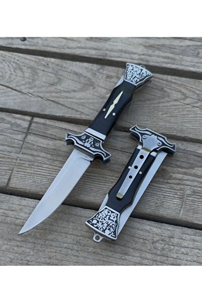 John Connely BOĞA MOTİFLİ MANUEL ÇAKI 22CM PASLANMAZ