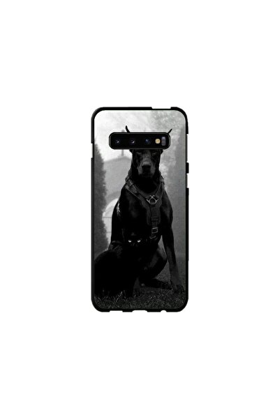 Atlas Husa personalizata Samsung Galaxy S10, Doberman, multicolor, S1D1M0018