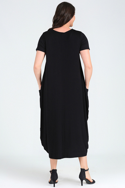 Curvy Trend Plus Size Swallows Printed Jumbo Short Sleeve Dress