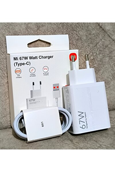 Kotenart Redmi Type-c 67 Watt Turbo Hızlı Şarj Aleti Seti Xiaomi,realme,oppo (67w Destekleyen Type-c Cihazlar